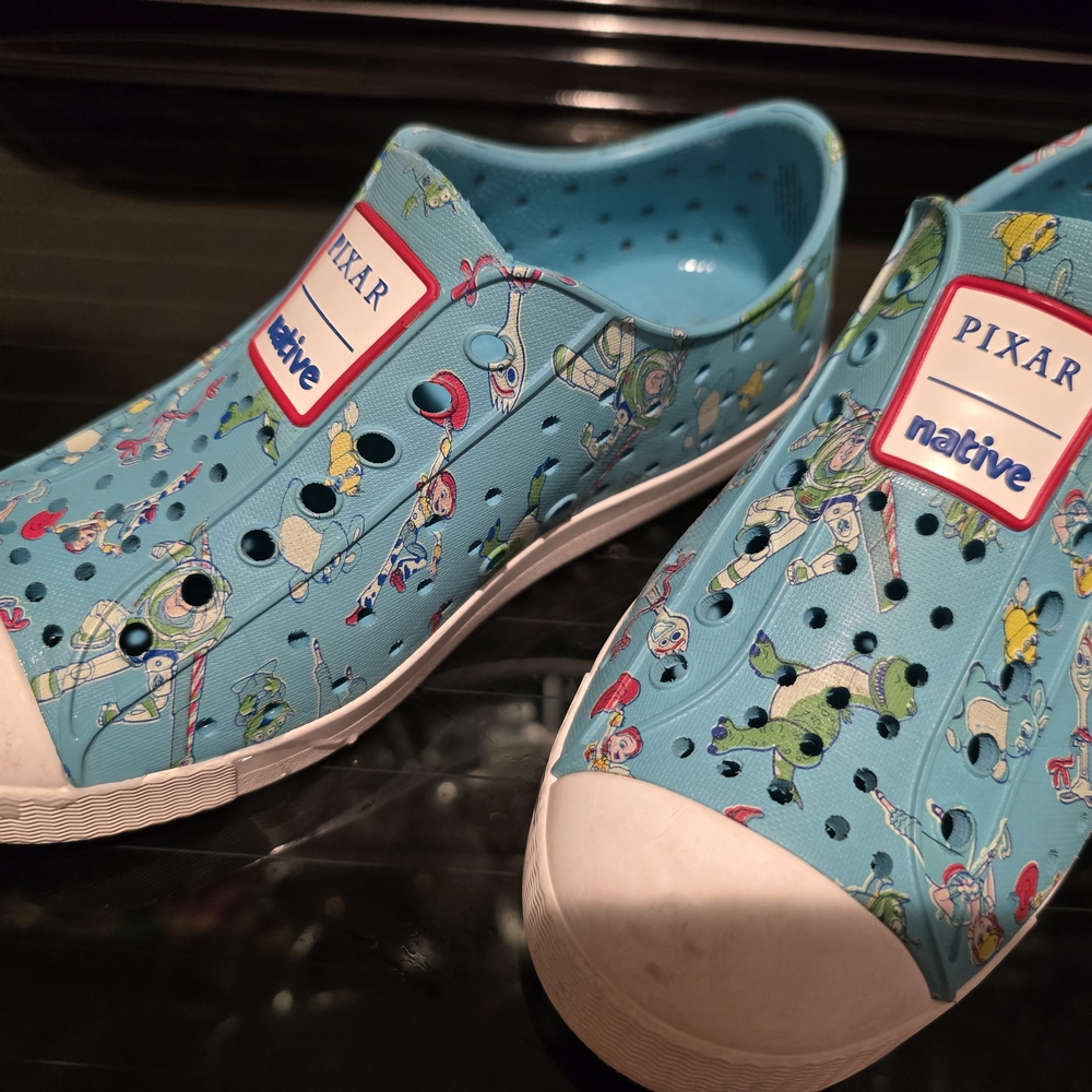 Native Kids Shoes - Blue Pixar Design